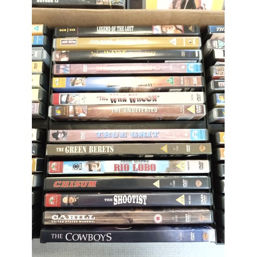 529 - Selection of mainly John Wayne dvds