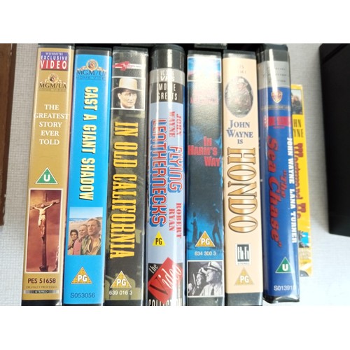 530 - Selection of John Wayne VHS Videos