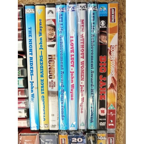 531 - Selection of Mainly John Wayne DVD's