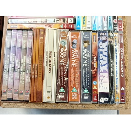 531 - Selection of Mainly John Wayne DVD's