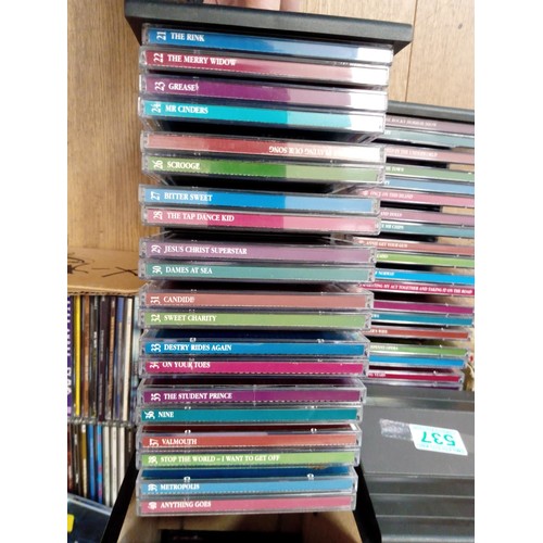 537 - Large Selection of CD's mainly singles