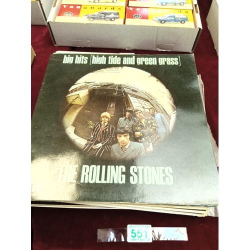 551 - Selection of Rolling Stones LP's