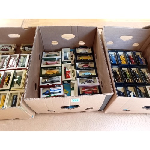 552 - 3 boxes of mainly days gone by model cars