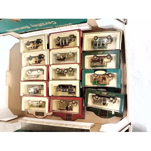 576 - 4 boxes of lledo & days gone by Model vehicles