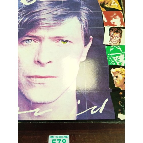 578 - A good selection of David Bowie LP's