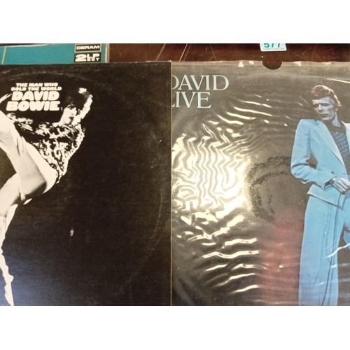 578 - A good selection of David Bowie LP's