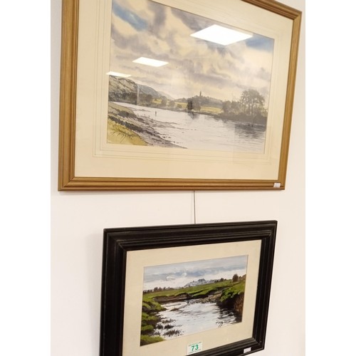 73 - 2 Original Paintings by T Higgins of Stirling