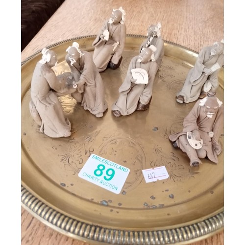 89 - Vintage Japanese Bonsai Mud Men