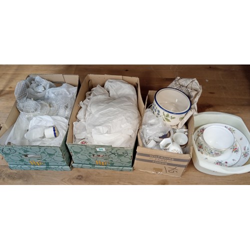 94 - 4 box lots of collectable china