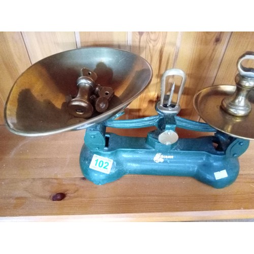 102 - Vintage Scales and Weights