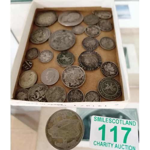 117 - Good selection of mainly silver coins