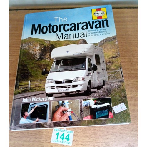 144 - Haynes Motor caravan books x 3