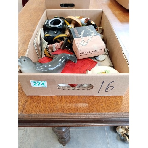 274 - Small Box lot of Collectables