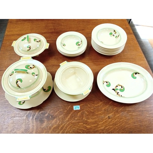 279 - The Royal Doulton Part Dinner Service Called Linn