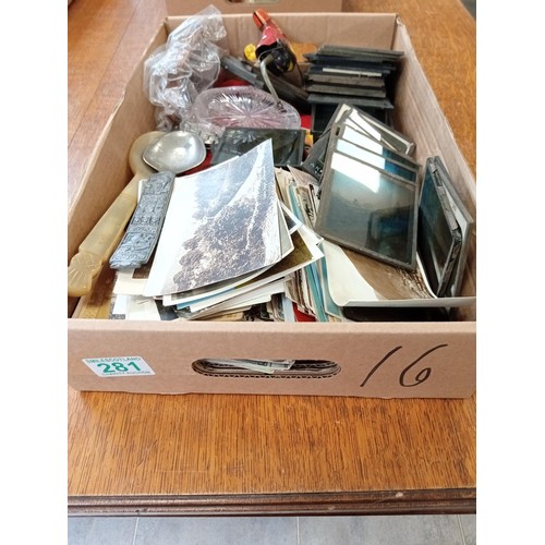 281 - Small Box lot of Collectables