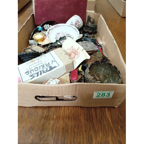 283 - Small Box lot of Collectables