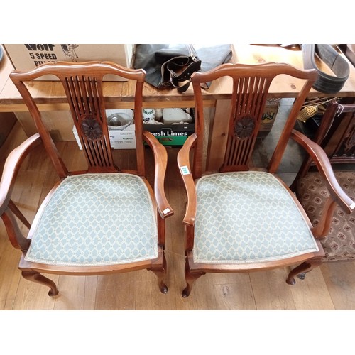 298 - 2 Vintage Carver Chairs