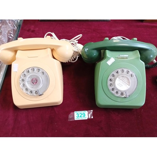 329 - 2 vintage Phones