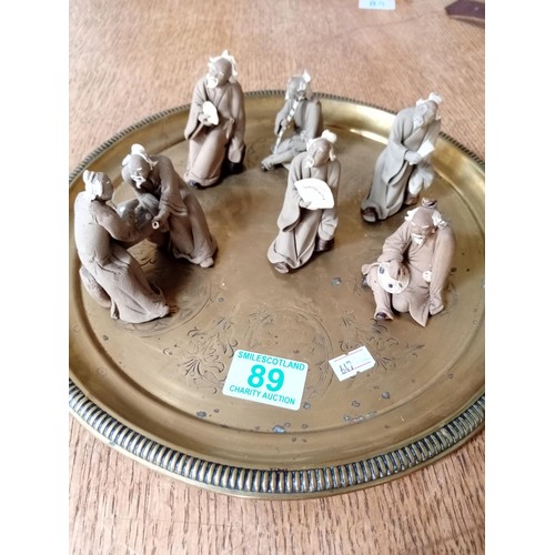 89 - Vintage Japanese Bonsai Mud Men