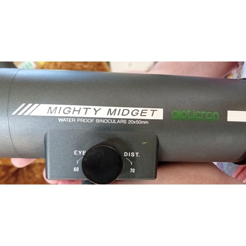 166 - Mighty Midget waterproof binoculars and Gold line