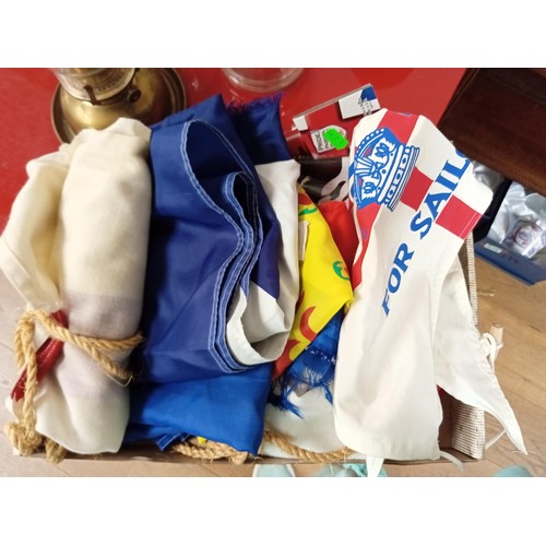 207 - Selection of boat flags etc