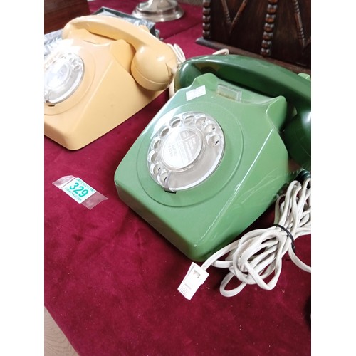 329 - 2 vintage Phones