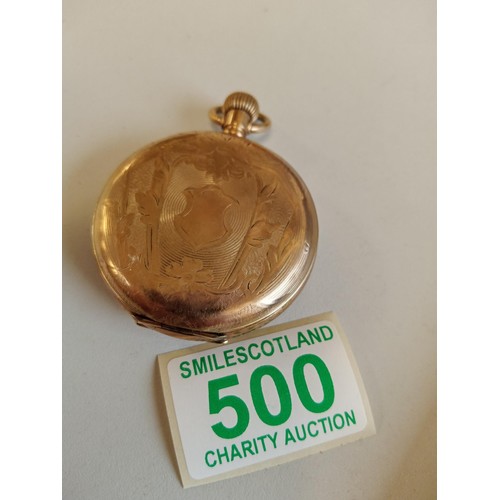 500 - Elgin pocket watch with no glass