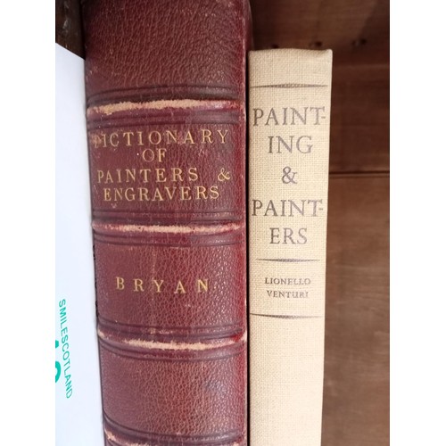 13 - Art: Small collection of books including; 
