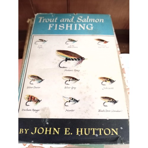 15 - Fishing: Salmon and trout: Small collection including first editions;

