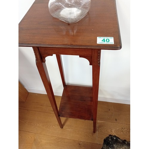 40 - wooden plant stand