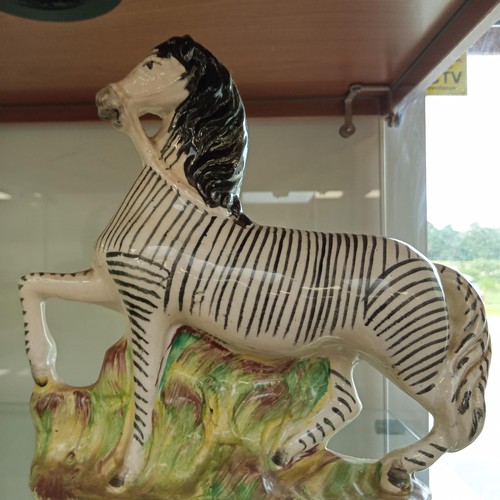 51 - A pair of Staffordshire Zebras