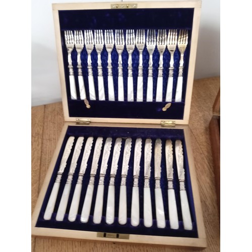 80 - vintage cutlery by Mappin and Webb etc