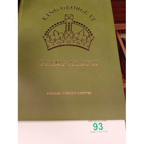 93 - Philately: Stanley Gibbons King George V1 stamp album