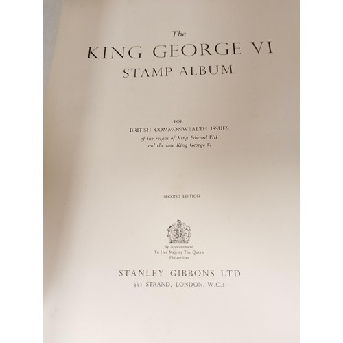 93 - Philately: Stanley Gibbons King George V1 stamp album