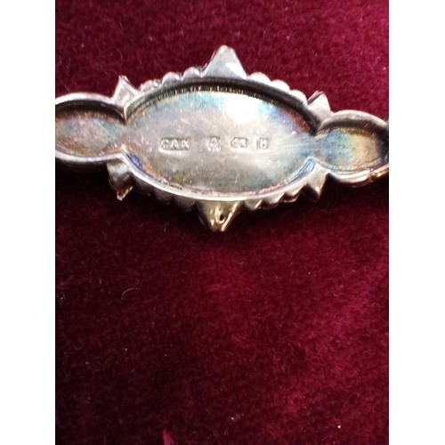 119 - good selection of sterling silver brooches etc see photo for details