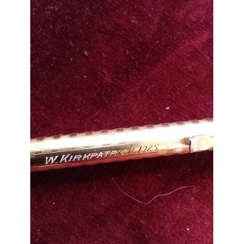 124 - 10k solid Gold case, pen by Wahl eversharp pencil total weight 21g including non gold inners