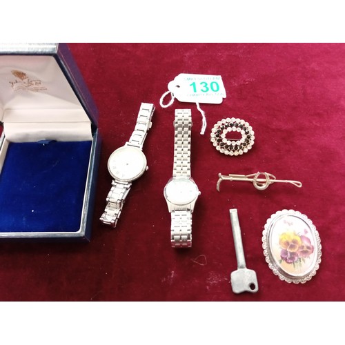 130 - costume Jewellery and watches