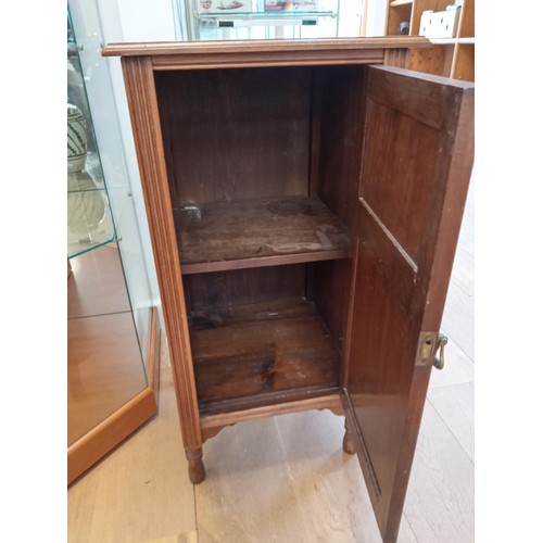 139 - oak cabinet for bedside etc