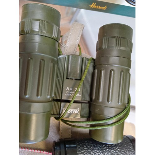 151 - 3 pairs of binoculars  Jen optem  , pentax itorex