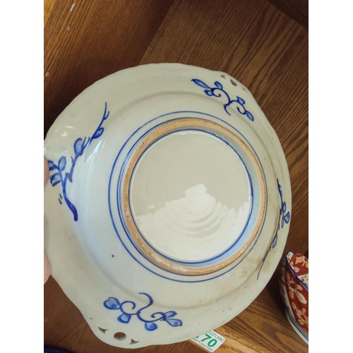 170 - oriental plates and bowls