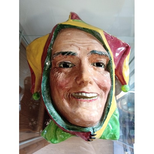 174 - Royal Doulton Jester Head wall Plaque