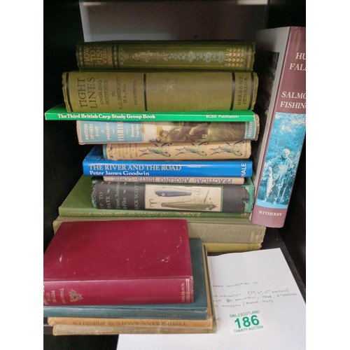 186 - Anglin / Fishing: A good collection of books including; 
