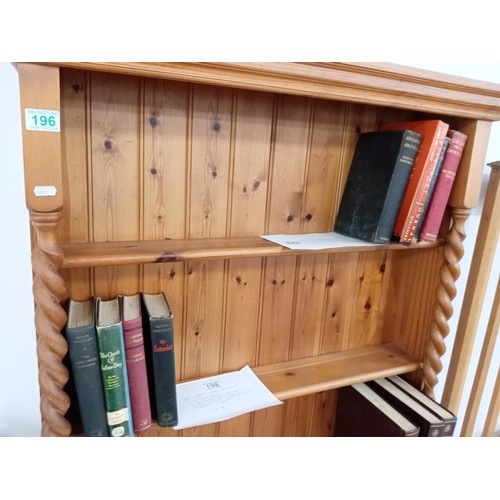 196 - Pine Dresser with barley twist detail