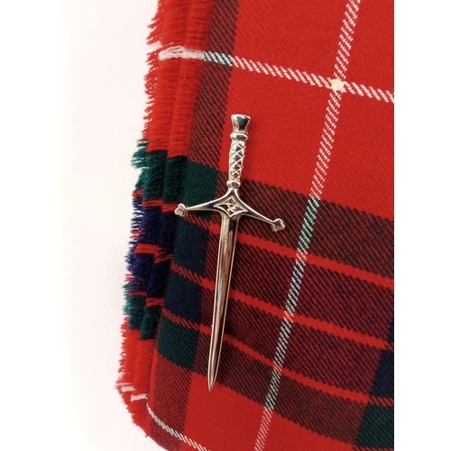 218 - Gents kilt with kilt pin by Phillip King