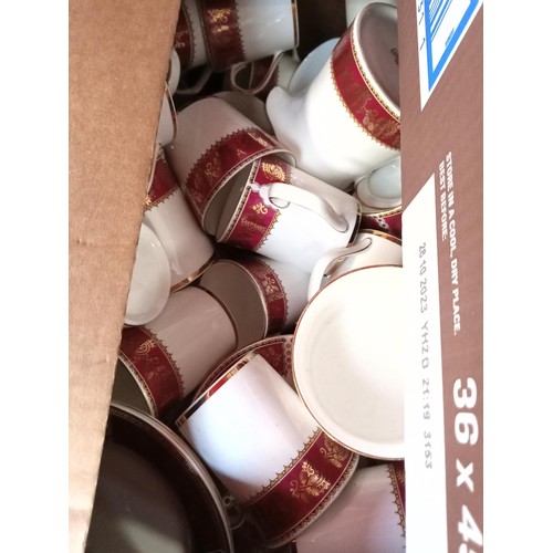 217 - 3 boxes of china ware