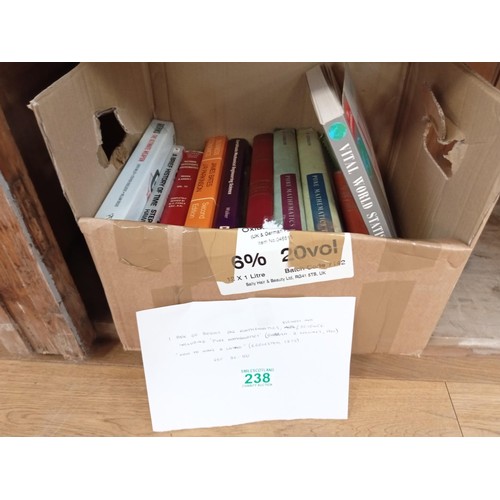 238 - Mathematics: One box of books on mathematics, business and science including 