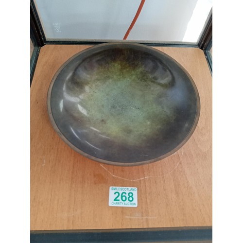 268 - just ANDESON Denmark bronze dish