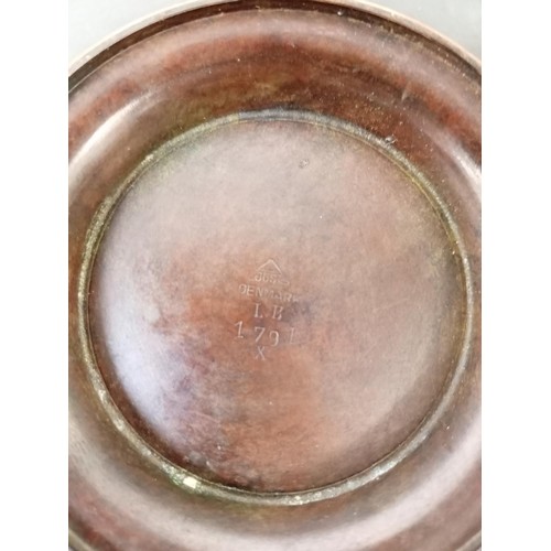 268 - just ANDESON Denmark bronze dish