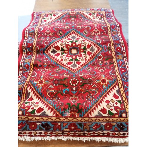 303 - Ethnic woollen rug 165x108cm approx