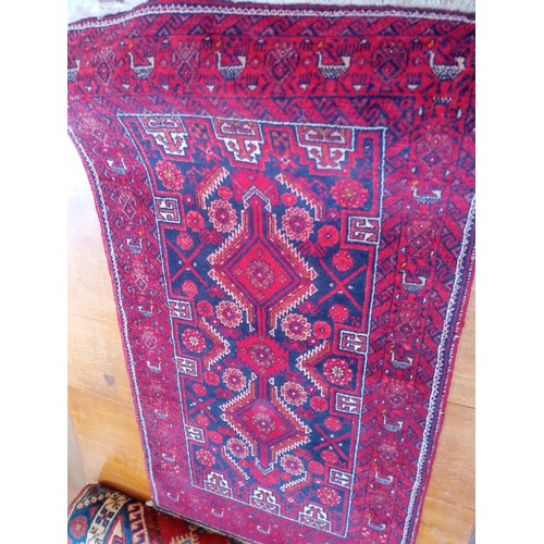 307 - 4 x small ethic rugs largest 147x78cm approx